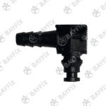 Пластиковый обратный фитинг форсунки Renault Master (L-образный)