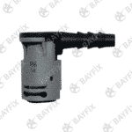 Пластиковый обратный фитинг форсунки Renault Clio (L-образный)