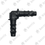 Пластиковый обратный фитинг форсунки Scania (L-образный)