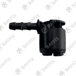 Пластиковый обратный фитинг форсунки Volvo–Mercedes (L-образный)