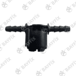 Пластиковый обратный фитинг форсунки Volvo–Mercedes (T-образный)