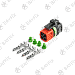 Volvo Enjektör Soketi 4 Pin (Kablosuz)